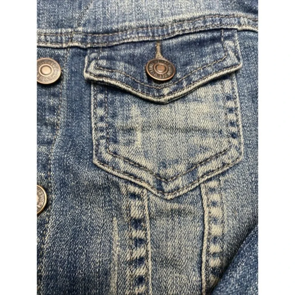 I Love H81 Blue Jean Jacket Small Girls     ‎    803